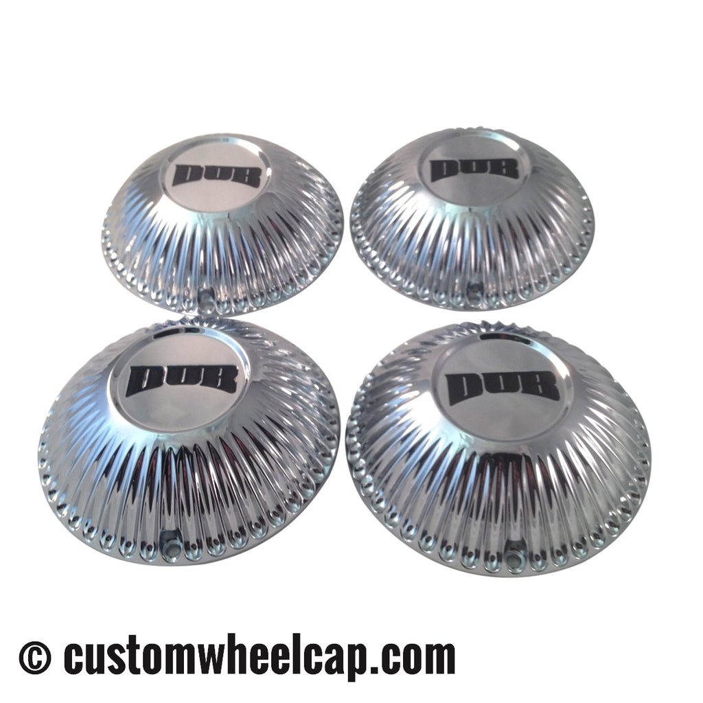 DUB Bellagio Spinner Center Caps 8760-15 Chrome 22"-32" (Set of 4)