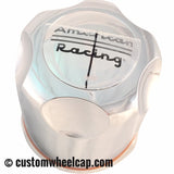 American Racing Center Caps Chrome Push Thru 4.25" TRUCK/SUV (Set of 4)
