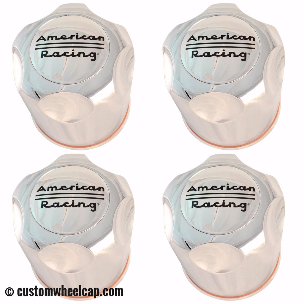 American Racing Center Caps Chrome Push Thru 4.25" TRUCK/SUV