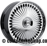 DUB Bellagio Spinner Center Caps 8760-15 Chrome 22"-32" (Set of 4)