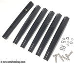 DUB Big Homie Shooz Wheel Spoke Insert 3810-29B Gloss Black (Set of 6)