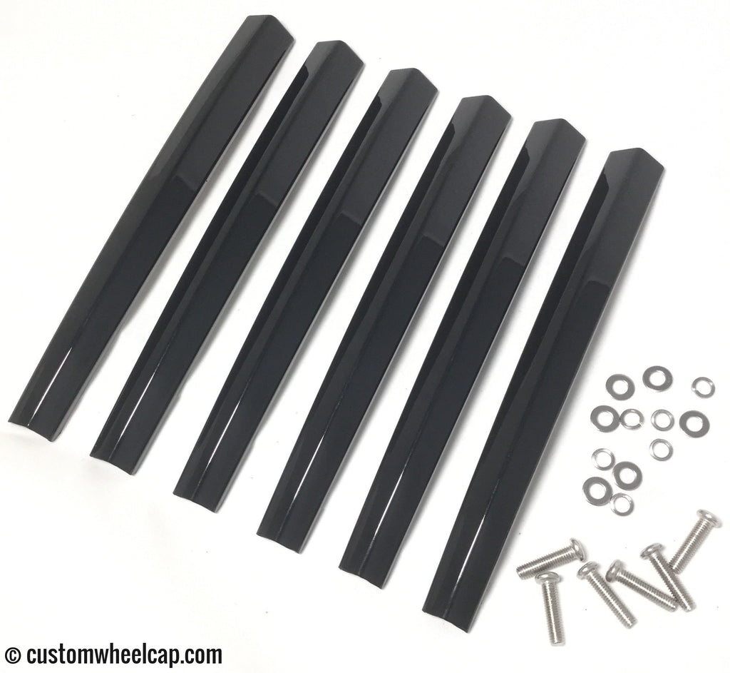 DUB Big Homie Shooz Wheel Spoke Insert 3810-29B Gloss Black (Set of 6)