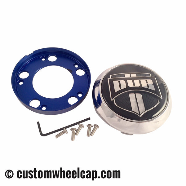 DUB CARNAL ELITE LOGO CHROME WHEEL RIM CENTER CAP 5260-15 M-438 NEW WITH SCREW | Australia