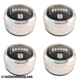 DUB Center Caps 1003-08 Chrome TALL Pop-In (Set of 4)