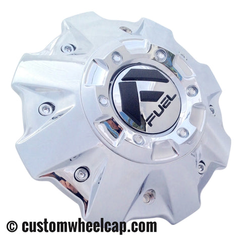 Fuel Center Caps 1001-63 Chrome, fuel wheel center caps