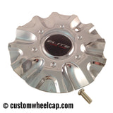 Elite Phase 6 Wheel Center Cap M-653 5640-75 Chrome