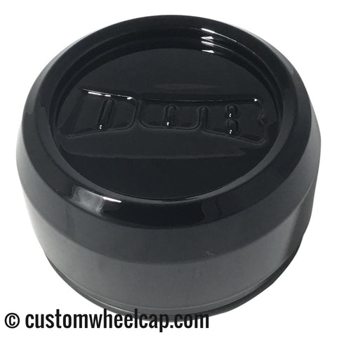 DUB GLOSS BLACK CAP 1003-06, DUB wheel center caps