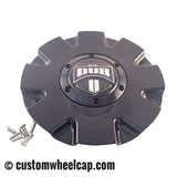 DUB Push Wheel Center Caps Gloss Black (Set of 4)