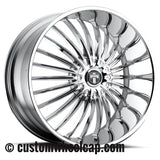DUB Suave Wheel Center Caps 10940-15 CAP M-803 Chrome (Set of 4)