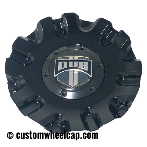 DUB Royalty Wheel Center Cap 36410-15B Gloss Black 22"-24"