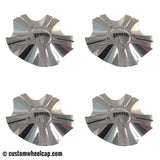 DUB Esinem Wheel Center Cap 8080-35 X1834147-9SF Chrome 20"-26" SUV/TRUCK (Set of 4)