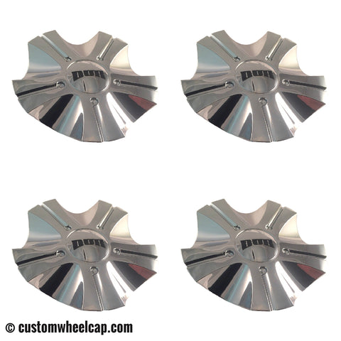 DUB Esinem Wheel Center Cap 8080-35 X1834147-9SF Chrome 20"-26" SUV/TRUCK (Set of 4)