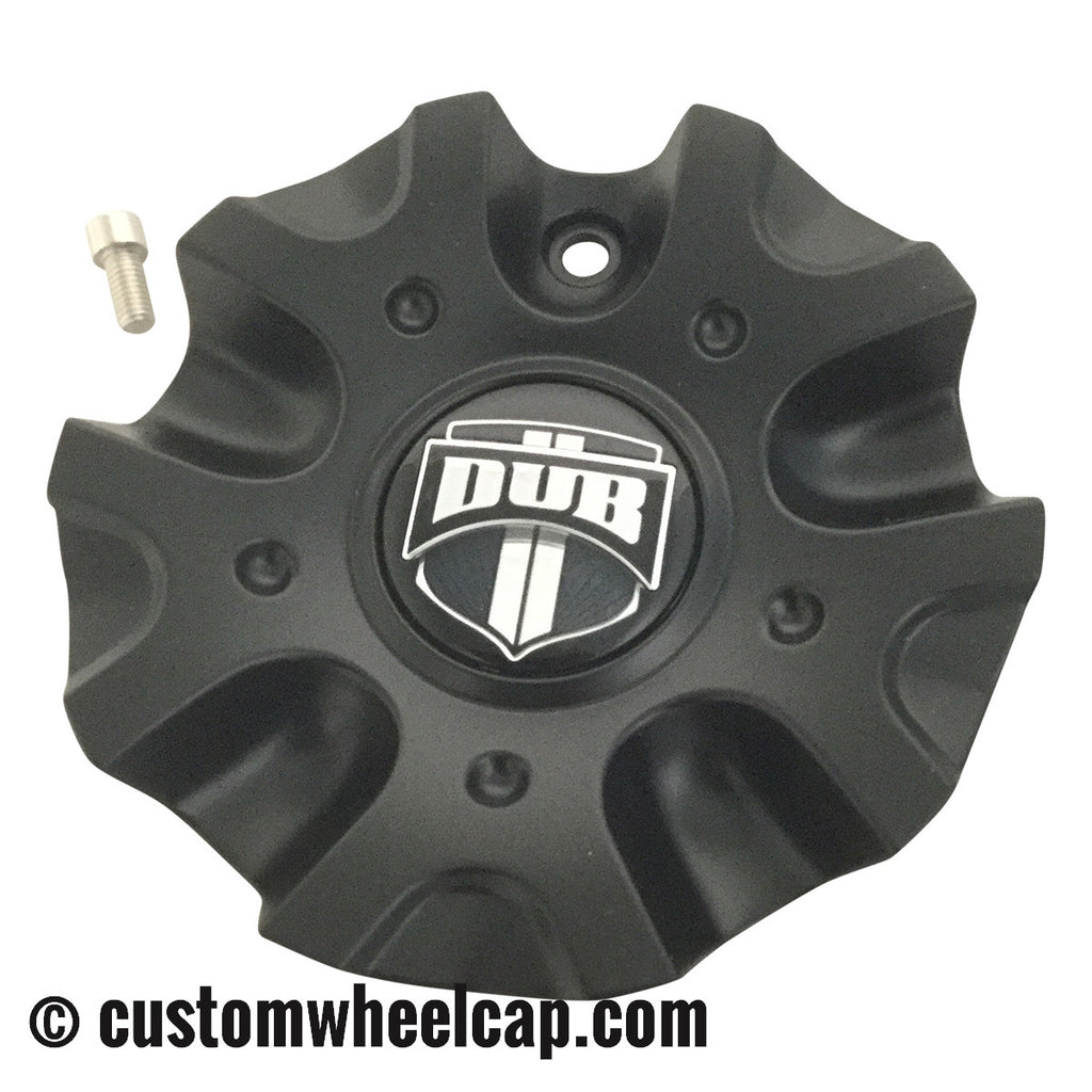 DUB Phase 5 Wheel Center Cap Matte/Flat Black M-624 BK04