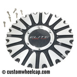 Elite Center Cap, Elite Wheels, Elite M-796BK01, Elite Center Cap M-796