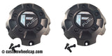 Fuel Off Road Center Caps 1001-56 + 1001-37 Matte Black (Set of 2)