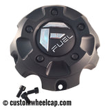 Fuel Off Road Center Caps 1001-56 + 1001-37 Matte Black (Set of 2)