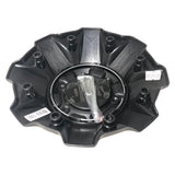Fuel Off Road Center Caps 1001-63GBQ 5 & 6 Lug GLOSS Black with Red Logo (Set of 2)