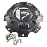 Fuel Off Road Center Caps 1002-27B 1002-43MB  1003-28B 1002-43B Matte/Flat Black (Set of 4)