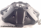 Fuel Off Road Center Caps 1002-53 8 Lug Flat Black with Chrome Rivets (Set of 4)