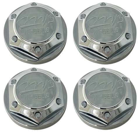 MB Wheels 763 Center Caps 70581770F-1 C763-C Chrome (Set of 4)