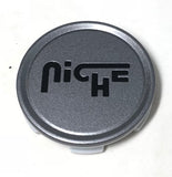 Niche Center Cap 1003-22  Matte Gun Metal Anthracite (Set of 4)