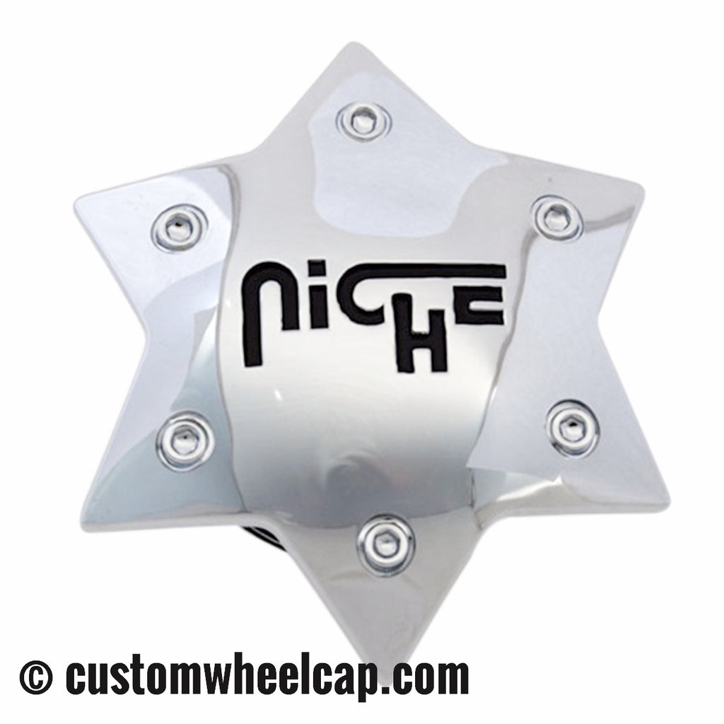 Niche Shaz Center Cap 7550-15 Chrome