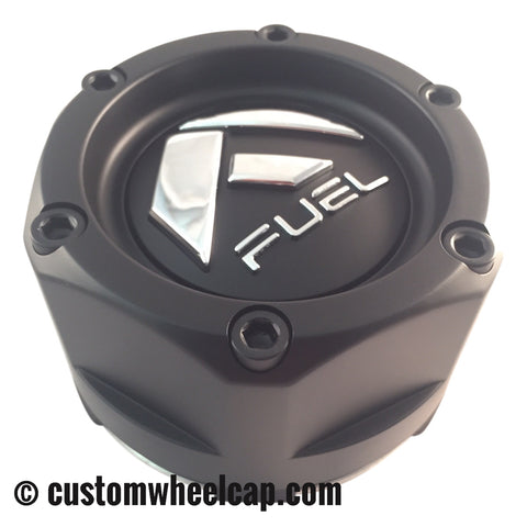 Fuel Off Road Center Caps 1003-48 Flat Black Snap-In (Set of 4 ...