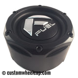 Fuel Off Road Center Cap 1003-49MB 8-Lug Flat Black Snap-In