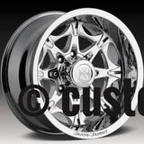 Jesse James Center Cap 7430-15 8-Lug Chrome